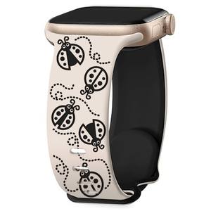 Bracelet de montre en silicone gravé au laser Win-Win pour <span class=keywords><strong>Apple</strong></span> <span class=keywords><strong>Watch</strong></span>, bracelet sport texturé de remplacement - Product Image 6