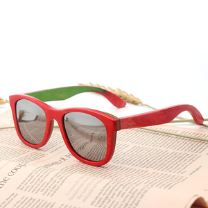 2025 gran oferta logotipo personalizado gafas de sol mujeres hombres UV400 lentes polarizadas monopatín gafas de sol de madera - Product Image 3