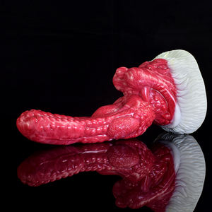 NNSX-5053 Dildo Langue de Loup avec Ventouse Puissante Sex Toy Pénis pour Femmes Hommes Dildos Multicolores Flexibles Massage Cock Jouets Sexuels - Product Image 4