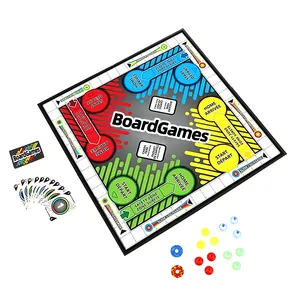 Os fabricantes do jogo personalizam o divertimento jogos de tabuleiro, alta qualidade personalizados cartões interativos do jogo