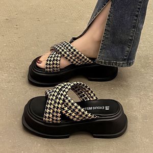 Sandales compensées pour femmes, style plage, pour l'extérieur en été - Product Image 1