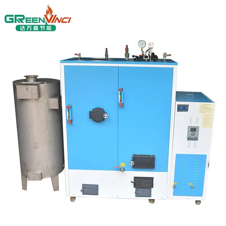 Greenvinci factory prices automatic control 200kg electric biomass steam boiler for car wash textile mill/food/garment