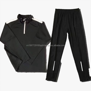 Conjunto Deportivo para Hombre de Secado Rápido, Cuello Alto, Manga Larga, Media Cremallera, Estilo Moderno para Correr - Product Image 3