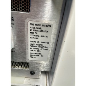 Fuente de Alimentación RF MKS 11002 8.5kW, Soporte para Mantenimiento de Equipos de Control Industrial - Product Image 5