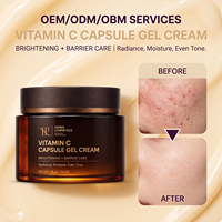 Crème pour le visage en capsules de vitamine C pour éclaircir les peaux ternes et unifier le teint avec hydratant antioxydant 55g