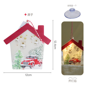 Décorations de Noël en plastique lumineuses : <span class=keywords><strong>Casse</strong></span>-<span class=keywords><strong>noisette</strong></span>, Bonhomme de neige, Gnome, Pendentifs LED à suspendre pour l'arbre - Product Image 5