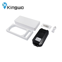 Traceur GPS Kingwo NT09 4G LTE-M, dispositif de suivi d'actifs sans fil rechargeable 12000mAh avec Bluetooth