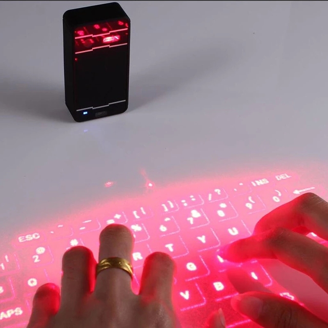 Portable Wireless Bt Virtual Projection Keyboard for Phone Android Pad Tablet PC Notebook Mini Laser Keyboard