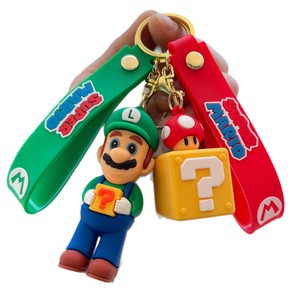 QY Llavero 3D de PVC con Personaje de Videojuego Animado, Colgante con Correa de Mano, Figura Coleccionable para Fans - Product Image 1