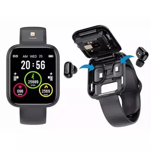 TWS Earbuds 2 in 1 BT Calling Smart Watch X8 IP67 Waterproof HR Sport Phone Smart Watch For Men