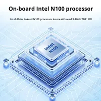 N100 N305 Produk Baru Kontrol Industri All-in-One Mini Motherboard Industri Ultra-Tahan Suhu Rendah Mini ITX Medis