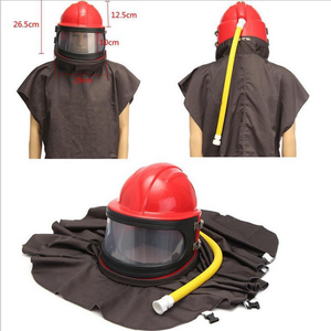 Casque <span class=keywords><strong>de</strong></span> <span class=keywords><strong>protection</strong></span> ABS <span class=keywords><strong>pour</strong></span> <span class=keywords><strong>sablage</strong></span> avec tuyau d'air, casque <span class=keywords><strong>de</strong></span> <span class=keywords><strong>sablage</strong></span> avec visière - Product Image 3
