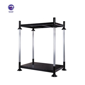 Heavy duty powder coated industrial galvanize post mold storage rack