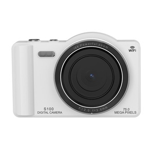 กล้องดิจิตอล S100 75MP ซูม 16 เท่า WiFi 4K CCD กล้องพกพาสำหรับการเดินทาง - Product Image 1