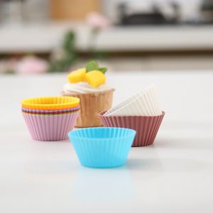 Nouveau Silicone Cupcake Mini Muffin 12 Pcs Avec Silicone Doublures Tasse Moule Rectangle Silicone Cuisson - Product Image 4