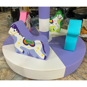 Parco giochi al coperto per bambini su misura Area di carico morbido giocattolo elettrico carosello per bambini per feste attrezzature parco giochi - Product Image 3