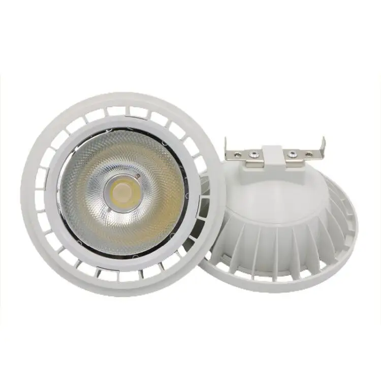 Factory supply low voltage AC12V dimmable AR111 G53 15W COB 24/38 degree beam angle lens 900m dimming led spotlight