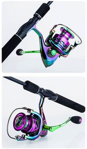 รอกตกปลา VX1000-7000 หมุนลื่นพิเศษ แรงต้านสูงสุด น้ำหนักเบา 14+1BB สำหรับตกปลาในแม่น้ำ ทะเลสาบ วัสดุโลหะและพลาสติก - Product Image 6