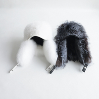 Casquette de chasse en fourrure de renard avec visière, fourrure animale de qualité supérieure, douce et moelleuse, offre une chaleur confortable, idéale pour l'hiver