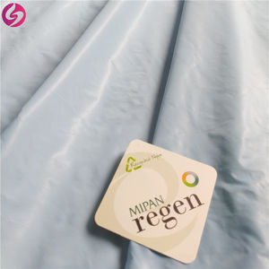 Ткань нейлоновая переработанная 190T 210T 380T с полиуретановым покрытием, тафта для ветровок, водонепроницаемость 300 - Product Image 3