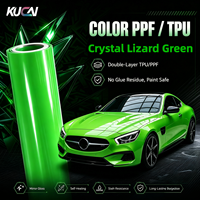 Film de protection de peinture automobile auto-cicatrisant KUCAI PPF TPU, vert cristal, vinyle coulé, anti-rayures et anti-rouille, accessoire