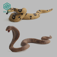 HS horreur drôle Terrible réaliste Tpr en caoutchouc souple serpent jouets de blague modèles d'animaux avec un Style différent