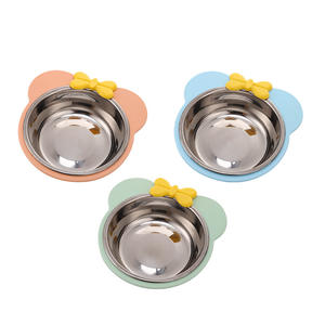 Lynpet 2024 Eco-Friendly Cat <span class=keywords><strong>Bowl</strong></span> Novo Design Plástico Exterior com Aço Inoxidável Amor Estilo <span class=keywords><strong>Pet</strong></span> Alimentadores para Cães - Product Image 3