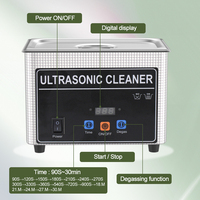 Nettoyeur à ultrasons pour baignoire métallique, machine à ultrasons sonique pour le nettoyage de bijoux dentaires et de lunettes, nettoyeur ultrasonique pour aligneurs et appareils ioniques