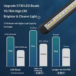 Speciale aanbieding aluminiumlegering aquariumlamp, waterdichte verlichtingsarmatuur, LED aquariumverlichting voor zeewater, koraalrif en zeevissen - Product Image 5