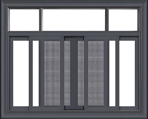 KT 55 o 60 Series Diseño a prueba de viento Ventanas corredizas Aleación de aluminio <span class=keywords><strong>Ropo</strong></span> Ventanas y puertas para dormitorio Villa al aire libre - Product Image 1