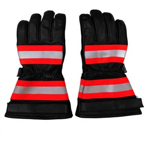 Guantes de Bombero de Alta Calidad 2022 Hechos de Cuero 100% Genuino, Térmicos, Ecológicos, Transpirables, para Uso en las Cuatro Estaciones - Product Image 2
