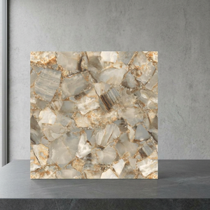 Marfil Bianco 2x2feet Glossy Porcelain Tiles Marble Inspired Premium Interior Flooring 8mm Thickness - Product Image 6