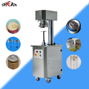 Semi Automatic beer beverage plastic Metal Tin can sealing capping machine Tin Can Sealer