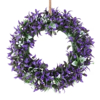 Vente en gros de guirlande suspendue de simulation de plante artificielle, herbe, fleur artificielle pour décoration de jardin intérieur et extérieur