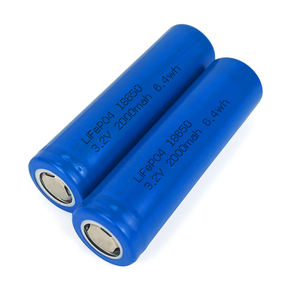 IFR <span class=keywords><strong>18650</strong></span> 3.2V 2000mAh LiFePO4円筒形リチウムイオンバッテリーセルTMK 3000サイクルCE認定家電 - Product Image 1