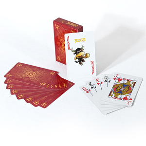 Cartes à jouer personnalisées 62x87mm, coins arrondis, impression de logo pour le jeu Guandan - Product Image 2