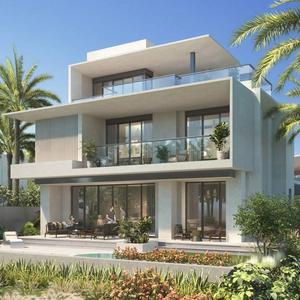 บ้านวิลล่าโครงเหล็กสำเร็จรูปหรูหรา Deep Blue Smart House พร้อมมาตรฐาน AS/NZS, ICC-ES, EN1090 บ้านวิลล่า 4 ห้องนอน-F2 โครงเหล็ก - Product Image 3