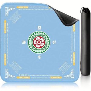 Tapis de Mahjong carré classique en boue de diatomée, antidérapant, facile à nettoyer, portable, taille personnalisée, imprimé - Product Image 5