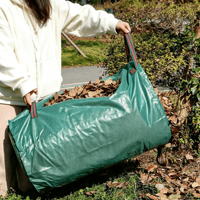Sacs de ramassage de feuilles réutilisables et robustes, bacs à déchets pliables pour la cour