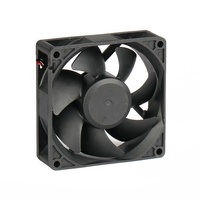 Gx8025 12V/24V 80x80x25mm Meixing DC Axial ventilator Kugel hülse Kunststoff lüfter blatt Zurück Kühlung Radias tor DC Axial ventilator