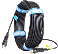 Câble à Fibre Optique UHD V2.0 Haute Vitesse 4K pour AOC, Connecteurs Plaqués Or 24K, Gaine en PVC pour Projecteur, Ordinateur, Lecteur DVD, 400m