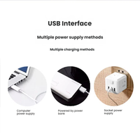Ventilateur de refroidissement de bureau avec réservoir d'eau de 1000 ml, ventilateur rafraîchisseur d'air alimenté par USB, refroidisseur évaporatif personnel portable pour la maison et le bureau