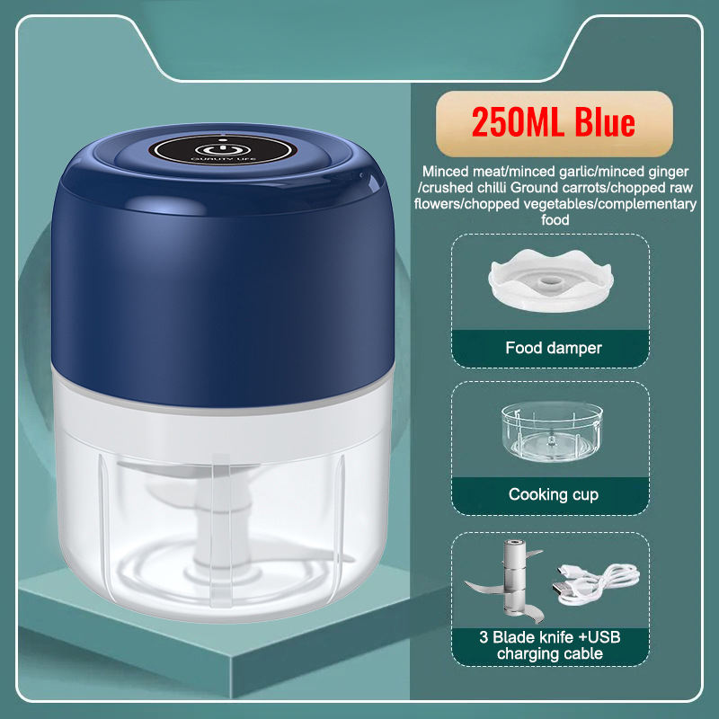 250ml blue(3-blade)