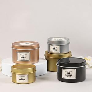 กล่องดีบุกใส่เทียนทรงกลม RTS ขนาด 6*4 ซม. 5*3 ซม. ความจุ 2 ออนซ์ กล่องโลหะเปล่า สามารถเพิ่มโลโก้และออกแบบเองได้ตามความต้องการของลูกค้า กระป๋องเหล็กสำหรับใส่เทียน - Product Image 3