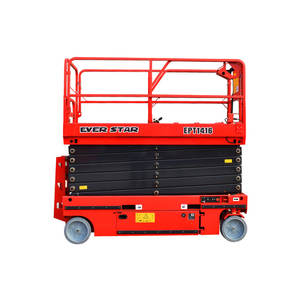 Plateforme élévatrice à ciseaux Ever Star EPT1416, hauteur de plateforme 14 m, capacité 230 kg, batterie et chauffage inclus, fonctionnement par temps froid - Product Image 1