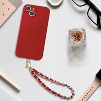 Breloque de téléphone détachable en métal, dragonne de poignet pour femmes et filles, cordon de téléphone portable, porte-monnaie, porte-clés, sacs DIY