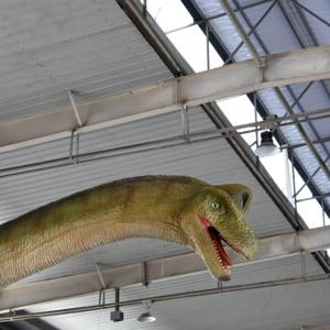 Brachiosaurus Animatronic Dinosaure Modèle Équipement de <span class=keywords><strong>parc</strong></span> à thème extérieur Installations électriques pour centre commercial Statue en métal - Product Image 6