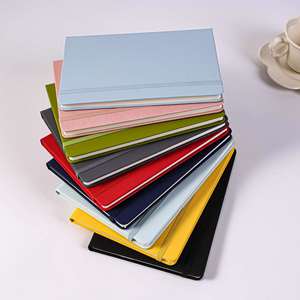 Carnet de notes professionnel en cuir PU spirale A5, couverture rigide, sangle élastique, logo personnalisable, option cadeau, 100 feuilles, haute qualité - Product Image 1