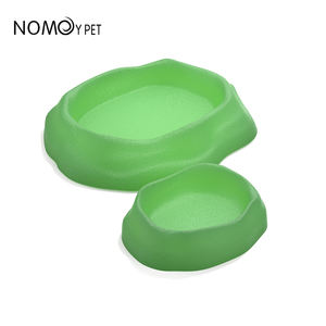 NOMOY <span class=keywords><strong>PET</strong></span> Pequeno Tamanho Grande Imitação Rocha De Plástico Água Comida Tigela Prato Réptil Tigela Alimentador - Product Image 6