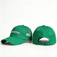 Casquettes de baseball de sport structurées à visière incurvée, personnalisées, de haute qualité, en gros, avec autocollants